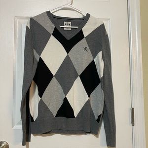 Men’s Express V- neck Argyle sweeter